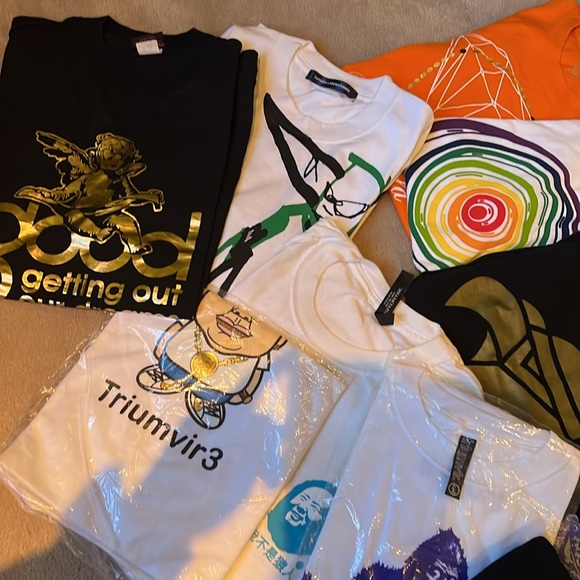 Group of streetwear vintage branded tees from size M to L mostly. 10 pieces - Picture 2 of 3